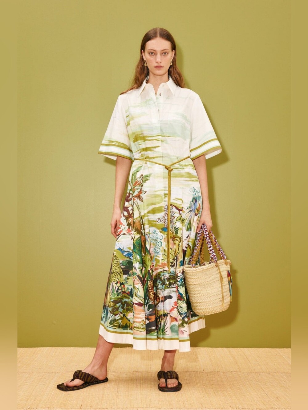 ALEMAIS jungle boogie shirtdress